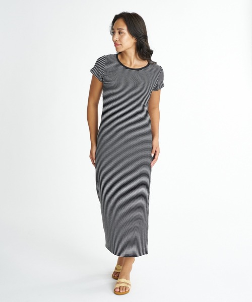BILLABONG(ビラボン)の「BILLABONG ウィメンズ RANDOM RIB TEE ONEPIECE ワンピース 【2026年夏モデル】(ワンピース・レディース・ブラック/グレー・MEDIUM/LARGE)」の8枚目の写真