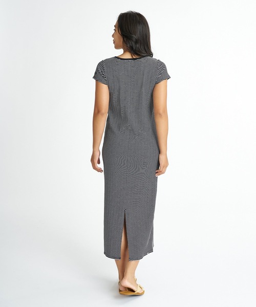 BILLABONG(ビラボン)の「BILLABONG ウィメンズ RANDOM RIB TEE ONEPIECE ワンピース 【2026年夏モデル】(ワンピース・レディース・ブラック/グレー・MEDIUM/LARGE)」の9枚目の写真