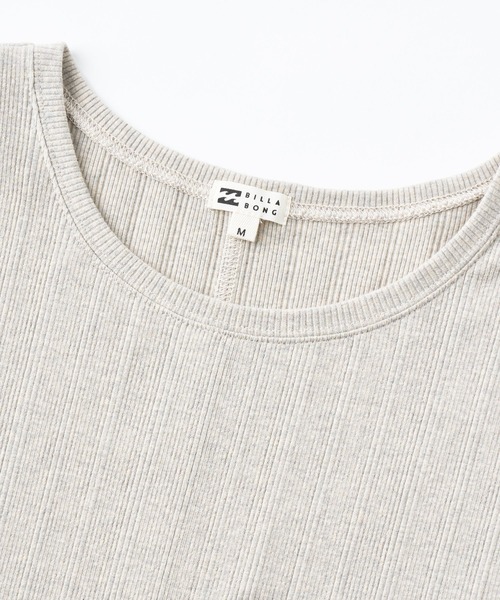 BILLABONG(ビラボン)の「BILLABONG ウィメンズ RANDOM RIB TEE ONEPIECE ワンピース 【2026年夏モデル】(ワンピース・レディース・ブラック/グレー・MEDIUM/LARGE)」の7枚目の写真