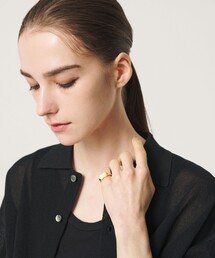 BEAUTY&YOUTH UNITED ARROWS | ＜eoa＞オーヴァル ピンキー リング ゴールドプレーテッド(リング)