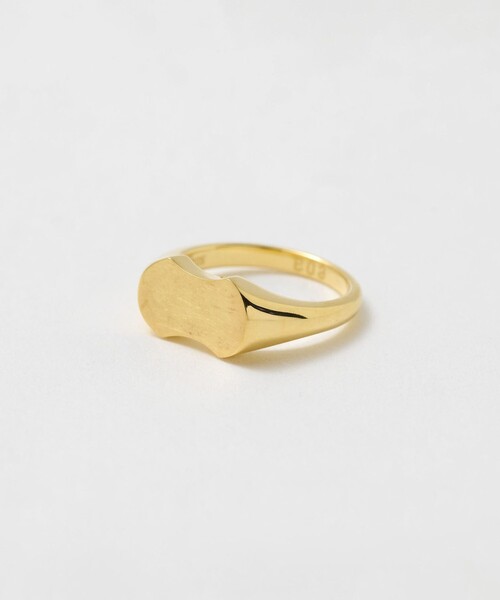 BEAUTY&YOUTH UNITED ARROWS(ビューティーアンドユースユナイテッドアローズ)の「<eoa>オーヴァル ピンキー リング ゴールドプレーテッド(リング・メンズ・ゴールド・13/11/9)」の6枚目の写真