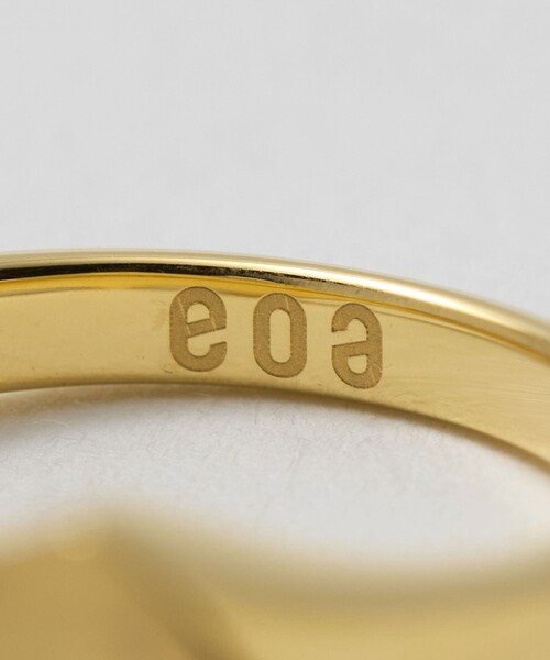BEAUTY&YOUTH UNITED ARROWS(ビューティーアンドユースユナイテッドアローズ)の「<eoa>オーヴァル ピンキー リング ゴールドプレーテッド(リング・メンズ・ゴールド・13/11/9)」の7枚目の写真