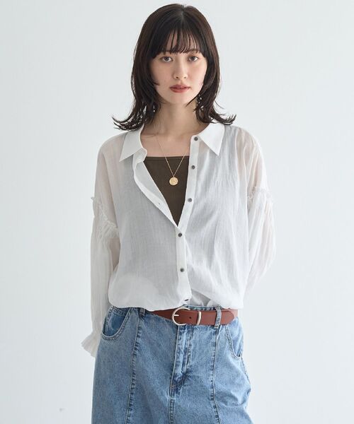 YECCA VECCA(イェッカヴェッカ)の「2wayスクエアリブタンクトップ(タンクトップ・レディース・ブラック/ブラウン/アイボリー・FREE)」の8枚目の写真