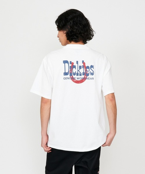 Dickies(ディッキーズ)の「Dickies/ディッキーズ ヴィンテージプリント ホースシューロゴ Tシャツ(Tシャツ/カットソー・メンズ・ホワイト/ブラック・MEDIUM/LARGE/X-LARGE)」の1枚目の写真