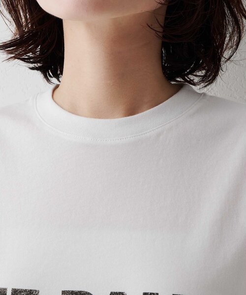 THE PAUSE（ザ ポーズ）の「【THE PAUSE】THE PAUSE ノースリーブTEE（Tシャツ/カットソー・レディース・チャコールグレー/オフホワイト・FREE）」の8枚目の写真
