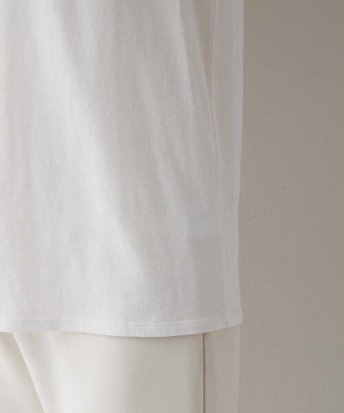 THE PAUSE（ザ ポーズ）の「【THE PAUSE】THE PAUSE ノースリーブTEE（Tシャツ/カットソー・レディース・チャコールグレー/オフホワイト・FREE）」の10枚目の写真