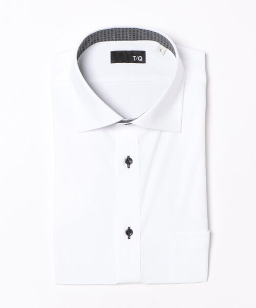 TAKA-Q(タカキュー)の「ワイシャツ メンズ ストレッチ 吸水速乾 ノンアイロン ワイドカラー 半袖 ビジネス ドレス NEWスタンダードフィット(ビジネスシャツ・メンズ・ホワイト・LARGE/X-LARGE/3L/MEDIUM)」の7枚目の写真