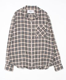 Hombre Nino(�I���u���j�[�j��)��PLAID ZIP SHIRT HN0261-SH0004(�V���c/�u���E�X)