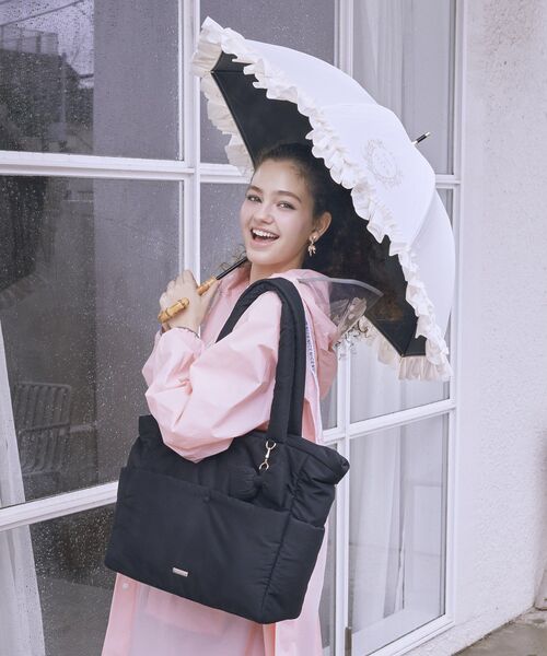 Maison de FLEUR（メゾンドフルール）の「【撥水加工】パファーキャリーオントートバッグ（トートバッグ・レディース・ブラック/ピンク・FREE）」の21枚目の写真