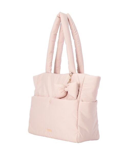 Maison de FLEUR（メゾンドフルール）の「【撥水加工】パファーキャリーオントートバッグ（トートバッグ・レディース・ブラック/ピンク・FREE）」の19枚目の写真