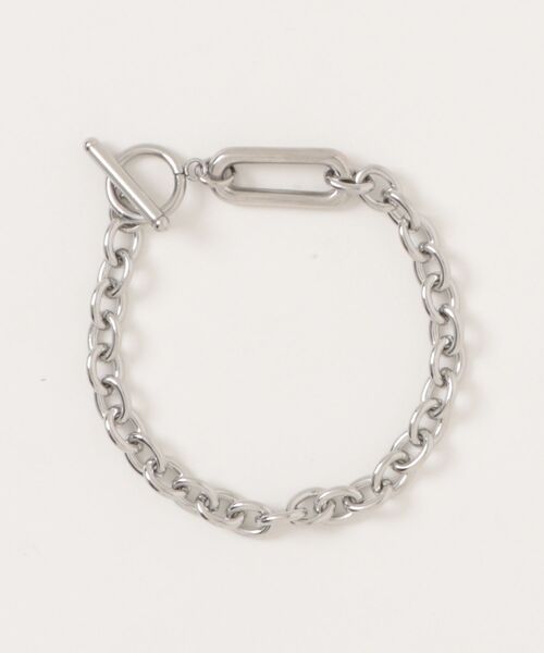 Chikashitsu +】clip hook chain bracelet / 【チカシツプラス