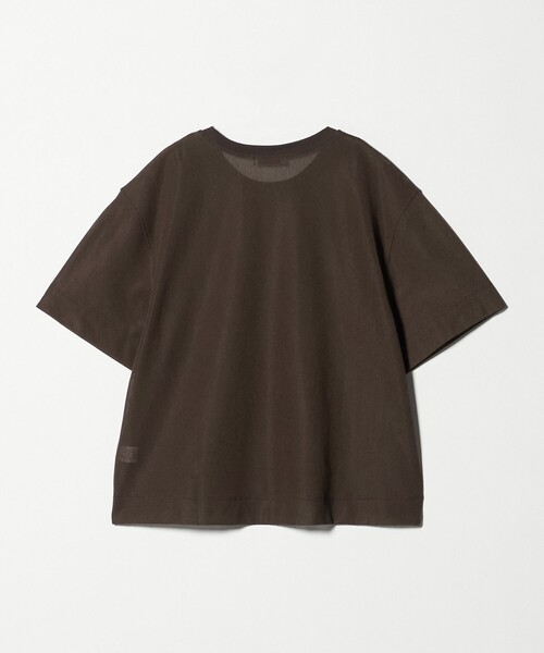 green label relaxing(グリーンレーベルリラクシング)の「シアー メッシュ クルーネック プルオーバー カットソー(Tシャツ/カットソー・レディース・ライム/オフホワイト/ブラック/ダークブラウン・FREE)」の19枚目の写真
