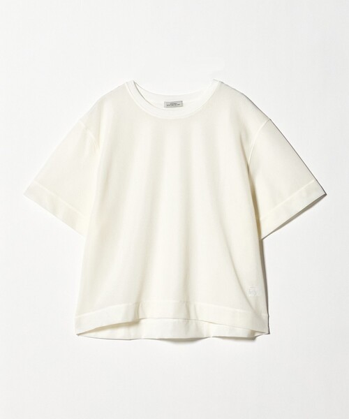 green label relaxing(グリーンレーベルリラクシング)の「シアー メッシュ クルーネック プルオーバー カットソー(Tシャツ/カットソー・レディース・ライム/オフホワイト/ブラック/ダークブラウン・FREE)」の11枚目の写真