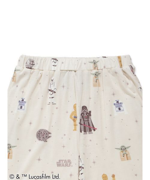 gelato pique(ジェラートピケ)の「【STAR WARS】【キッズ】総柄ショートパンツ(ルームウェア/パジャマ・キッズ・クリーム/ミント・90/100/110/120)」の6枚目の写真