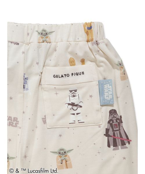 gelato pique(ジェラートピケ)の「【STAR WARS】【キッズ】総柄ショートパンツ(ルームウェア/パジャマ・キッズ・クリーム/ミント・90/100/110/120)」の7枚目の写真