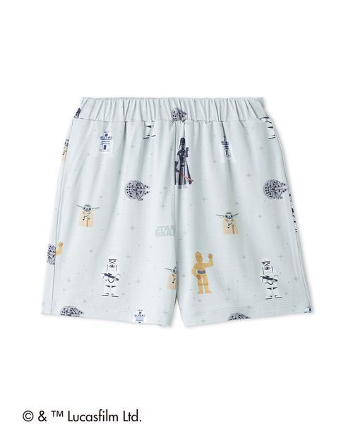 gelato pique(ジェラートピケ)の「【STAR WARS】【キッズ】総柄ショートパンツ(ルームウェア/パジャマ・キッズ・クリーム/ミント・90/100/110/120)」の17枚目の写真