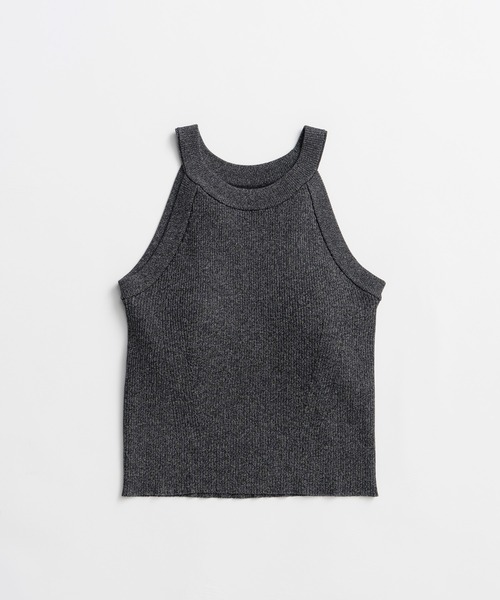 PRANK PROJECT(プランクプロジェクト)の「【2026Summer Pre-Order】カップ付きアメスリニット / Cup-In American Sleeve Knit(タンクトップ・レディース・ホワイト/ボルドー/ブラック/グレー・S/M)」の17枚目の写真