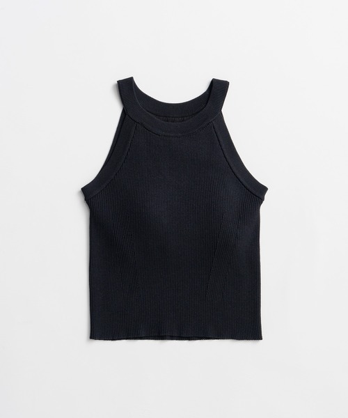 PRANK PROJECT(プランクプロジェクト)の「【2026Summer Pre-Order】カップ付きアメスリニット / Cup-In American Sleeve Knit(タンクトップ・レディース・ホワイト/ボルドー/ブラック/グレー・S/M)」の19枚目の写真