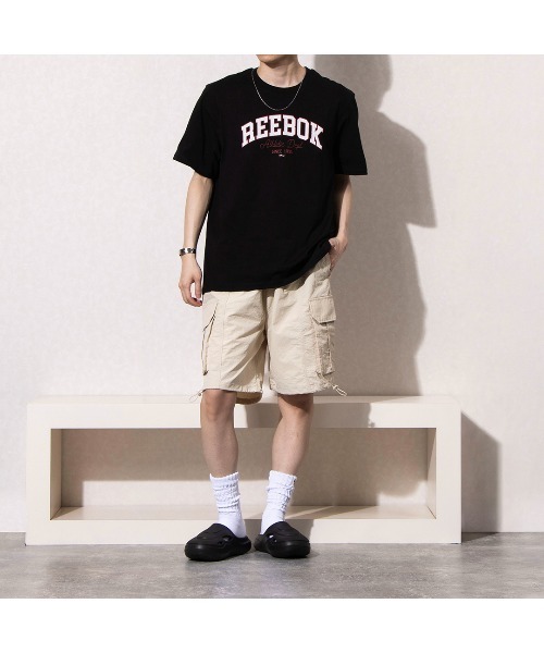 Reebok(リーボック)の「グラフィックTシャツ / ATH DEPT GRAPHIC TEE(Tシャツ/カットソー・メンズ・グリーン/ブラック/グレー・MEDIUM/X-LARGE/LARGE/SMALL)」の5枚目の写真