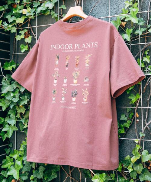 セール】Plantsバックプリント USEDライク Tシャツ（Tシャツ