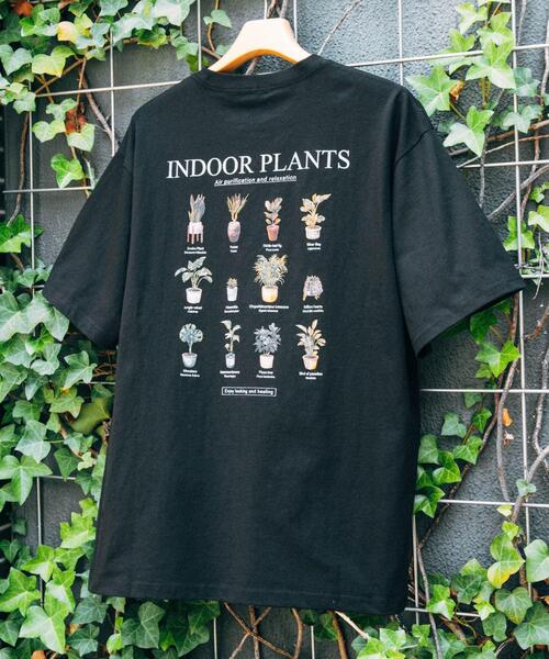 セール】Plantsバックプリント USEDライク Tシャツ（Tシャツ