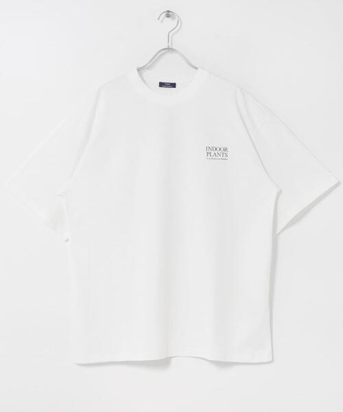 ITEMS URBANRESEARCH（アイテムズ アーバンリサーチ）の「Plantsバックプリント USEDライク Tシャツ（Tシャツ/カットソー・メンズ・ブラック/ピンク系その他/ホワイト・LARGE/MEDIUM）」の22枚目の写真