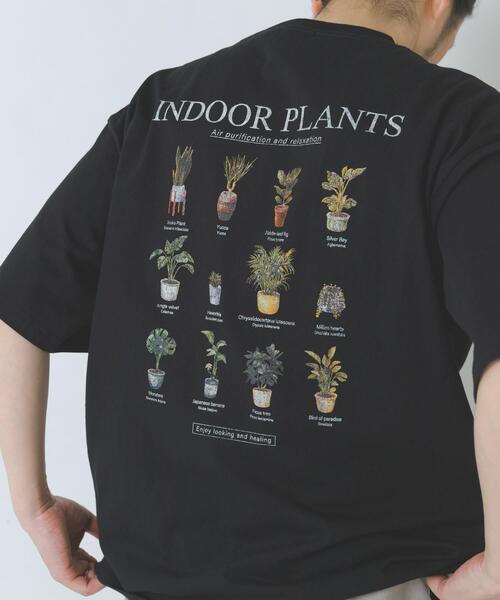 ITEMS URBANRESEARCH（アイテムズ アーバンリサーチ）の「Plantsバックプリント USEDライク Tシャツ（Tシャツ/カットソー・メンズ・ブラック/ピンク系その他/ホワイト・LARGE/MEDIUM）」の18枚目の写真