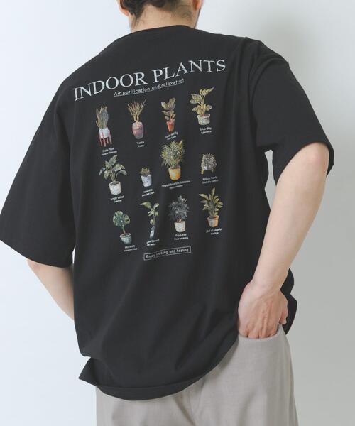ITEMS URBANRESEARCH（アイテムズ アーバンリサーチ）の「Plantsバックプリント USEDライク Tシャツ（Tシャツ/カットソー・メンズ・ブラック/ピンク系その他/ホワイト・LARGE/MEDIUM）」の17枚目の写真