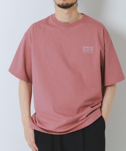 ITEMS URBANRESEARCH（アイテムズ アーバンリサーチ）の「Plantsバックプリント USEDライク Tシャツ（Tシャツ/カットソー・メンズ・ブラック/ピンク系その他/ホワイト・LARGE/MEDIUM）」の12枚目の写真