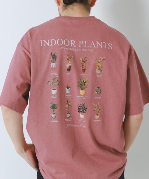 ITEMS URBANRESEARCH（アイテムズ アーバンリサーチ）の「Plantsバックプリント USEDライク Tシャツ（Tシャツ/カットソー・メンズ・ブラック/ピンク系その他/ホワイト・LARGE/MEDIUM）」の10枚目の写真
