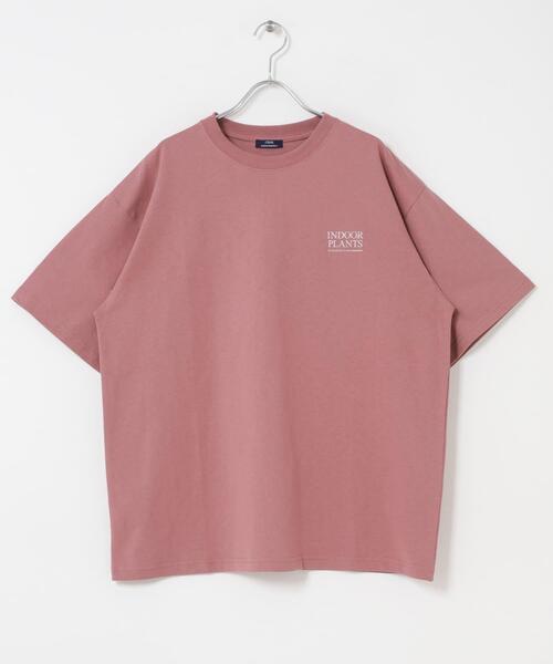 ITEMS URBANRESEARCH（アイテムズ アーバンリサーチ）の「Plantsバックプリント USEDライク Tシャツ（Tシャツ/カットソー・メンズ・ブラック/ピンク系その他/ホワイト・LARGE/MEDIUM）」の7枚目の写真