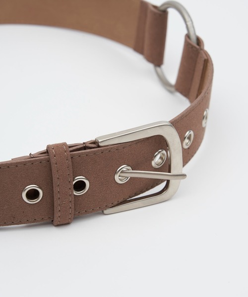 SOEMIN(ソミン)の「W circle belt/ダブルサークルベルト(ベルト・レディース・ブラック/ブラウン・FREE)」の11枚目の写真