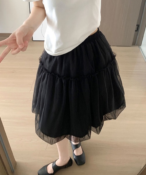 MAISON DE THERESE(メゾン ド テレーズ)の「ボリュームチュールスカート(スカート・レディース・White/Black/GRAY・M)」の15枚目の写真