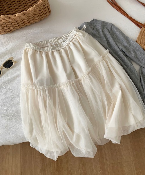 MAISON DE THERESE(メゾン ド テレーズ)の「ボリュームチュールスカート(スカート・レディース・White/Black/GRAY・M)」の18枚目の写真