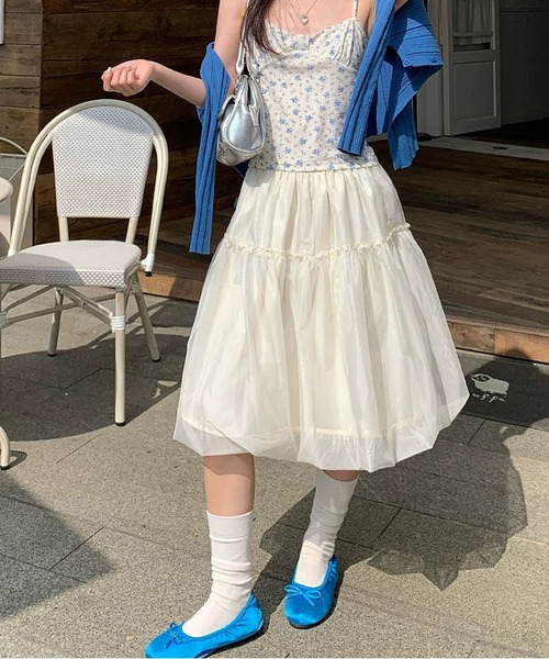 MAISON DE THERESE(メゾン ド テレーズ)の「ボリュームチュールスカート(スカート・レディース・White/Black/GRAY・M)」の13枚目の写真