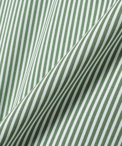 BEAMS GOLF(ビームスゴルフ)の「〈WOMEN〉PURPLE LABEL / ストライプ クレリック ポロシャツ(ポロシャツ・レディース・グリーン/ネイビー・S/M/L)」の17枚目の写真