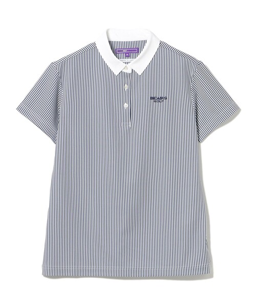 BEAMS GOLF(ビームスゴルフ)の「〈WOMEN〉PURPLE LABEL / ストライプ クレリック ポロシャツ(ポロシャツ・レディース・グリーン/ネイビー・S/M/L)」の18枚目の写真