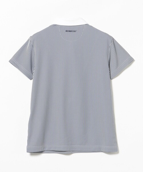 BEAMS GOLF(ビームスゴルフ)の「〈WOMEN〉PURPLE LABEL / ストライプ クレリック ポロシャツ(ポロシャツ・レディース・グリーン/ネイビー・S/M/L)」の19枚目の写真