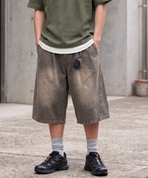 URBAN COLLECTION（アーバンコレクション）の「【URBANCOLECTION/アーバンコレクション】 ワイドシルエット タックバギーショートデニムパンツ（デニムパンツ）」