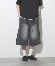 URBAN COLLECTION（アーバンコレクション）の「【URBANCOLECTION/アーバンコレクション】 ワイドシルエット タックバギーショートデニムパンツ（デニムパンツ）」