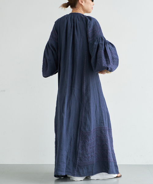 Deuxieme Classe(ドゥーズィエムクラス)の「Muscari DRESS(ワンピース・レディース・ネイビー・FREE)」の9枚目の写真