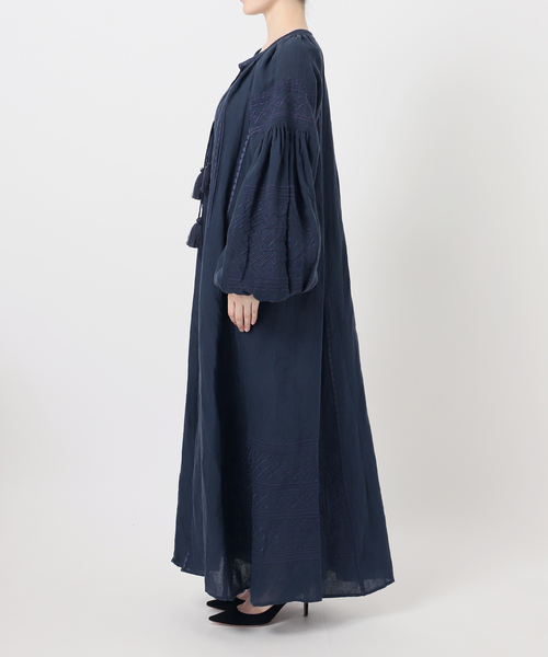 Deuxieme Classe(ドゥーズィエムクラス)の「Muscari DRESS(ワンピース・レディース・ネイビー・FREE)」の12枚目の写真