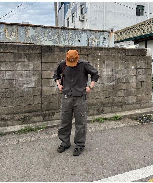 EXCONTAINER(エックスコンテナ)の「ヴィンテージダイダーカゴパンツ (カーキ)(その他パンツ・メンズ・その他・LARGE/SMALL/X-LARGE/MEDIUM)」の11枚目の写真