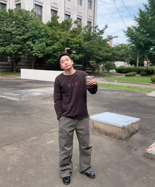 EXCONTAINER(エックスコンテナ)の「ヴィンテージダイダーカゴパンツ (カーキ)(その他パンツ・メンズ・その他・LARGE/SMALL/X-LARGE/MEDIUM)」の15枚目の写真