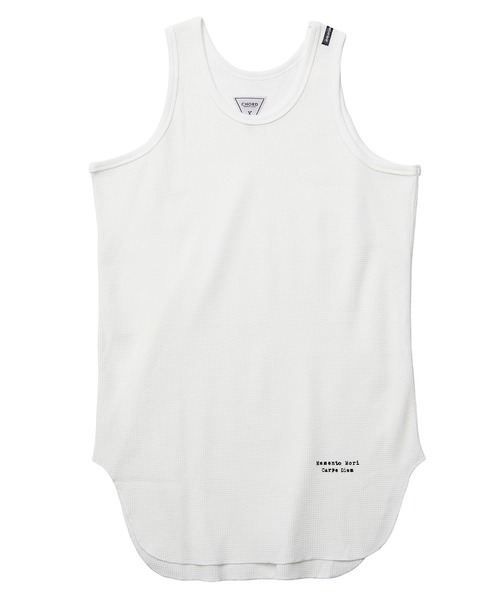 CHORD NUMBER EIGHT（コードナンバーエイト）の「TANK TOP LONG THERMAL（タンクトップ・メンズ・グレー/ブラック/ホワイト・MEDIUM/FREE/SMALL/LARGE/X-SMALL）」の4枚目の写真