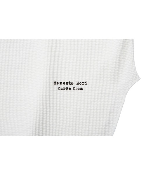 CHORD NUMBER EIGHT（コードナンバーエイト）の「TANK TOP LONG THERMAL（タンクトップ・メンズ・グレー/ブラック/ホワイト・MEDIUM/FREE/SMALL/LARGE/X-SMALL）」の6枚目の写真