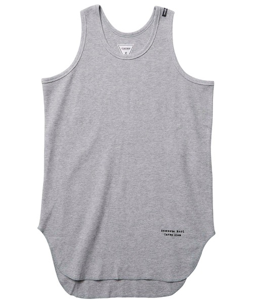 CHORD NUMBER EIGHT（コードナンバーエイト）の「TANK TOP LONG THERMAL（タンクトップ・メンズ・グレー/ブラック/ホワイト・MEDIUM/FREE/SMALL/LARGE/X-SMALL）」の10枚目の写真
