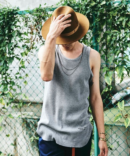 CHORD NUMBER EIGHT（コードナンバーエイト）の「TANK TOP LONG THERMAL（タンクトップ・メンズ・グレー/ブラック/ホワイト・MEDIUM/FREE/SMALL/LARGE/X-SMALL）」の14枚目の写真