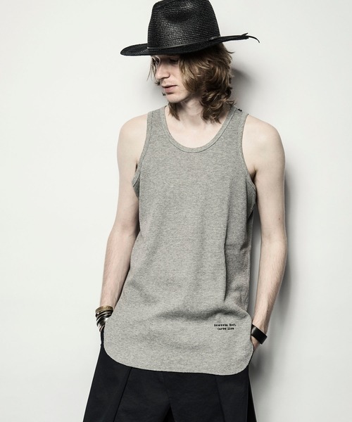 CHORD NUMBER EIGHT（コードナンバーエイト）の「TANK TOP LONG THERMAL（タンクトップ・メンズ・グレー/ブラック/ホワイト・MEDIUM/FREE/SMALL/LARGE/X-SMALL）」の16枚目の写真