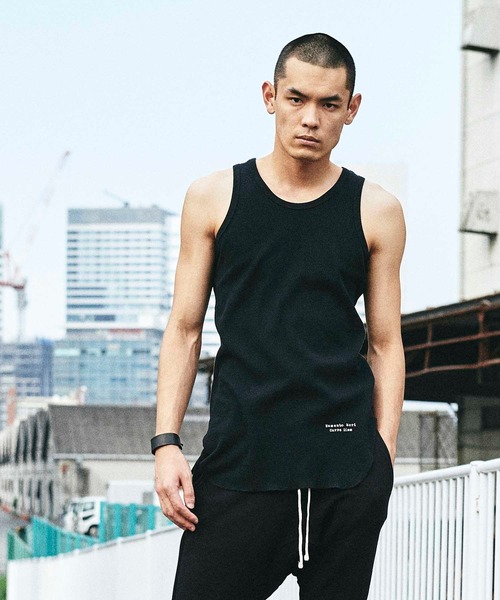CHORD NUMBER EIGHT（コードナンバーエイト）の「TANK TOP LONG THERMAL（タンクトップ・メンズ・グレー/ブラック/ホワイト・MEDIUM/FREE/SMALL/LARGE/X-SMALL）」の20枚目の写真